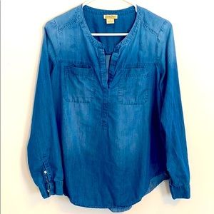 Lucky Brand Long Sleeve Denim Shirt